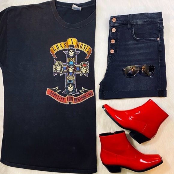 NWT CK Leather Ankle Boots Western Booties Vintage - Picture 3 of 8